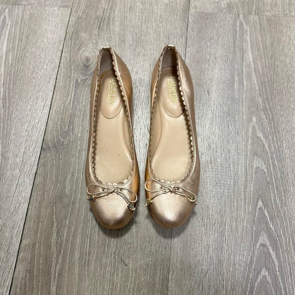 Elegant Gold Ballet Flats